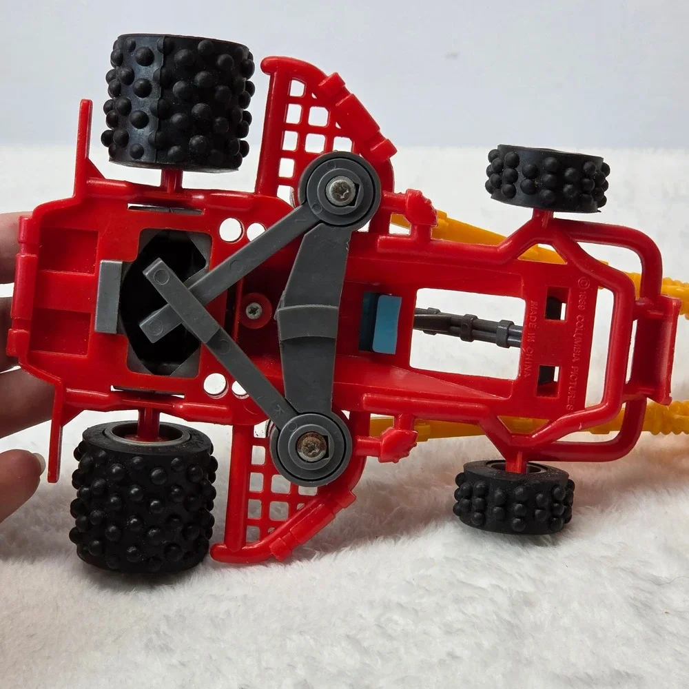 Vintage 1989 Kenner‎ Real Ghostbusters Ecto-3 Vehicle Red Yellow Toy Car